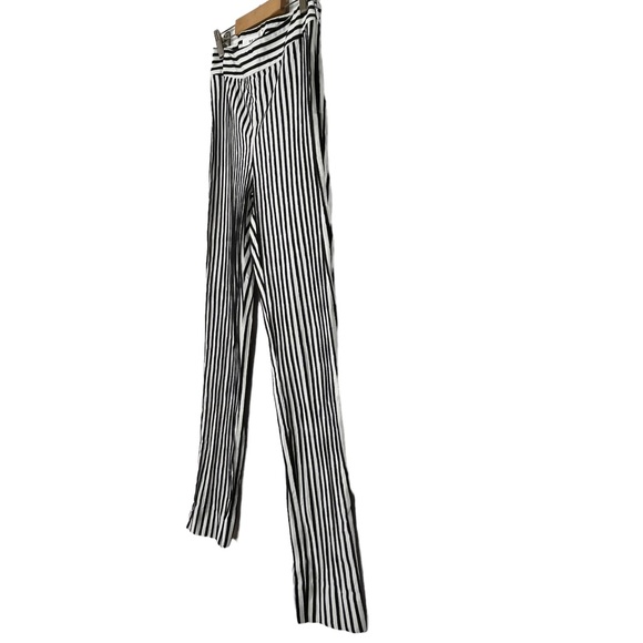 St. John Emma Striped Straight Leg Pants - Picture 6 of 12